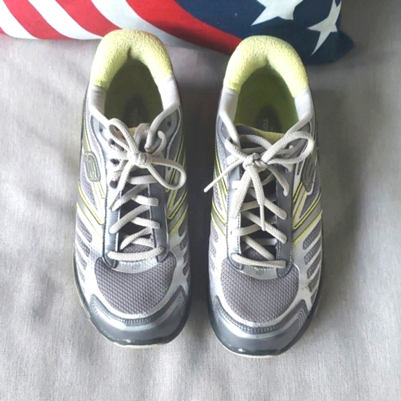 Shape Ups Toners Silver and green Skechers - Picture 5 of 8